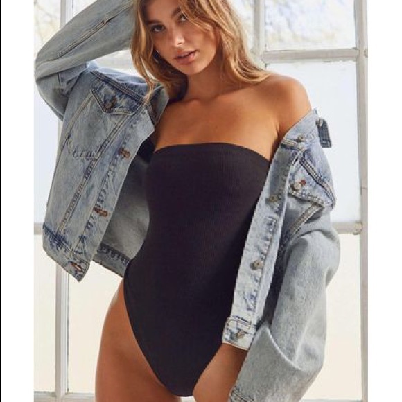 UO Out From Under MJ Tube Top Bodysuit NWOT - Picture 1 of 6